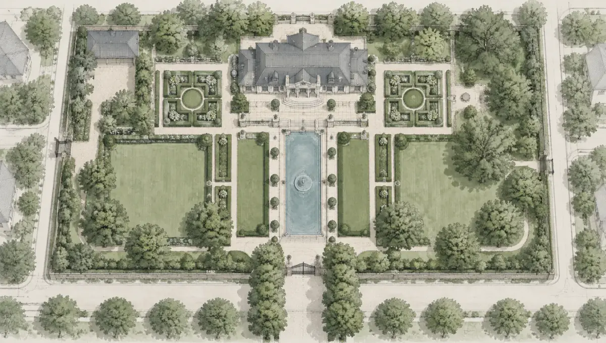 The Möhl Residences site plan and garden layout